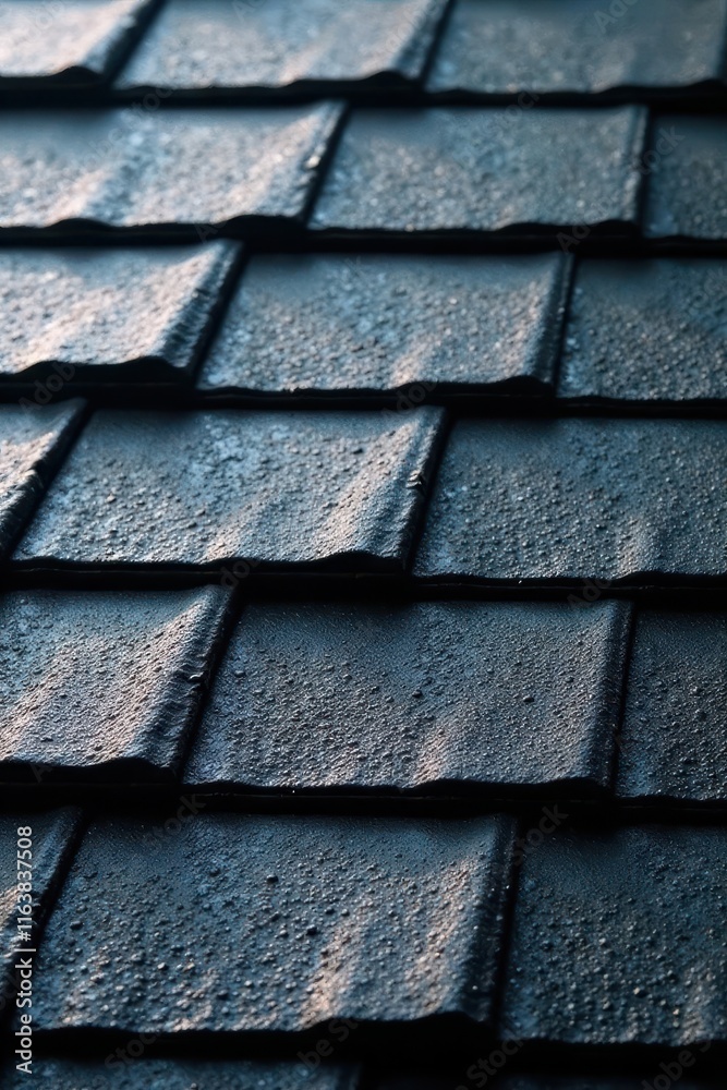 Grey and black asphalt roof shingles, close-up texture , shade, slate, shingles Grey and black asphalt roof shingles, close-up texture , shade, slate, shingles