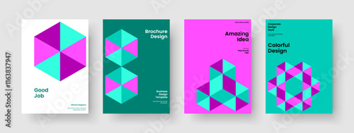 Geometric Background Template. Modern Brochure Design. Isolated Report Layout. Banner. Book Cover. Poster. Business Presentation. Flyer. Catalog. Leaflet. Advertising. Notebook. Magazine. Handbill