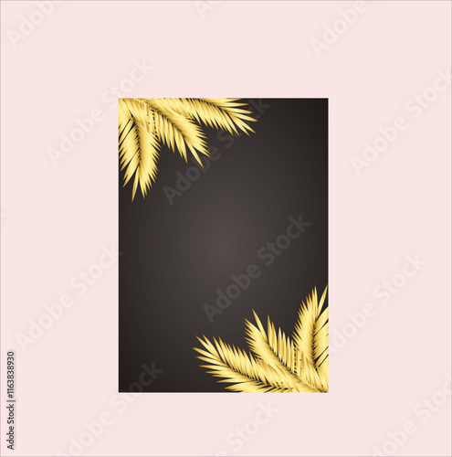 luxury vertical black and gold Background design  for banner poster flyer card wallpaper Vector illustration