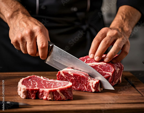 고기 손질 이미지 / Meat Preparation Images