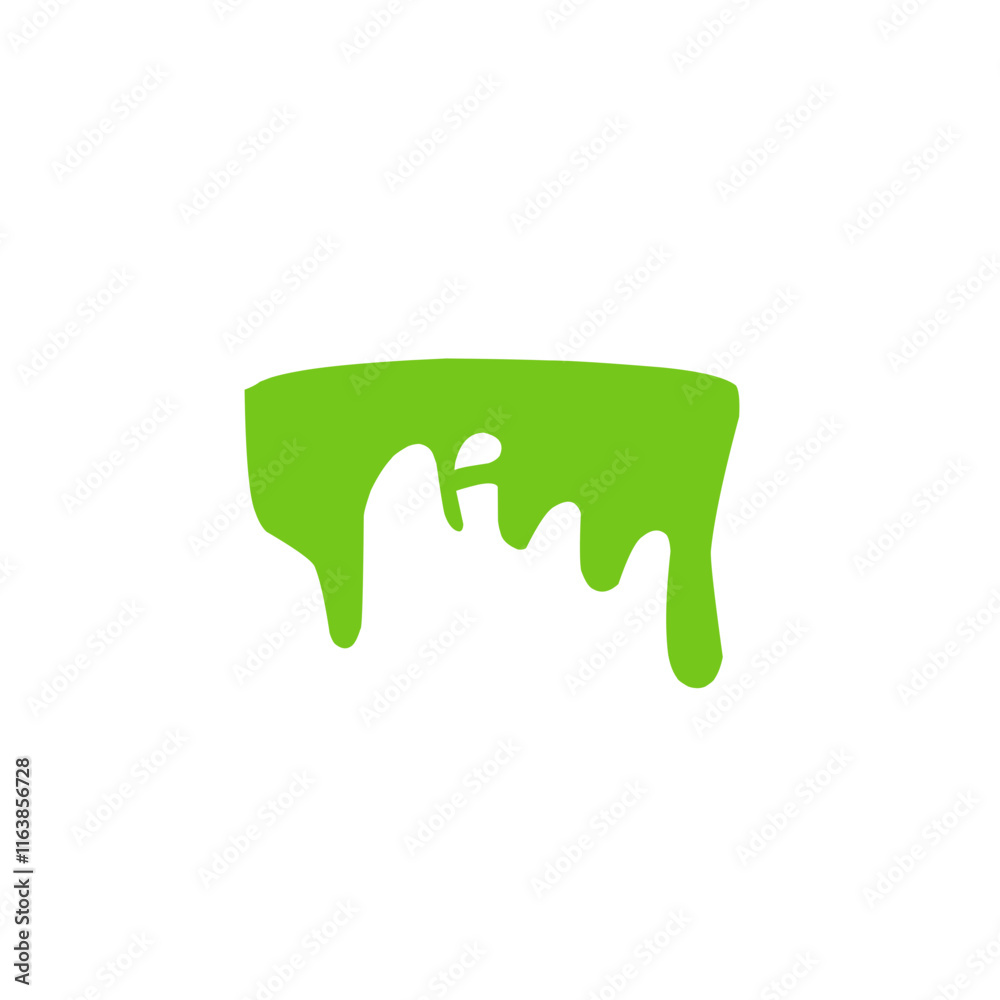 green liquid drop green liquid drop