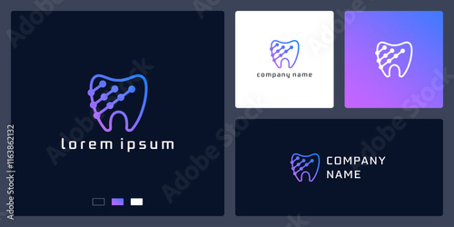 orthodontist logo design dental tech