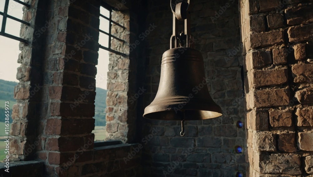 Obraz premium bell in an old church