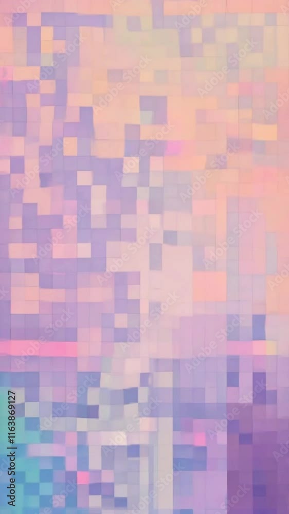 A checkerboard pattern with subtle pastel squares in varying hues like lavender, pink, and mint, 4k High-Quality Wallpaper Background Animation Video A checkerboard pattern with subtle pastel squares in varying hues like lavender, pink, and mint, 4k High-Quality Wallpaper Background Animation Video