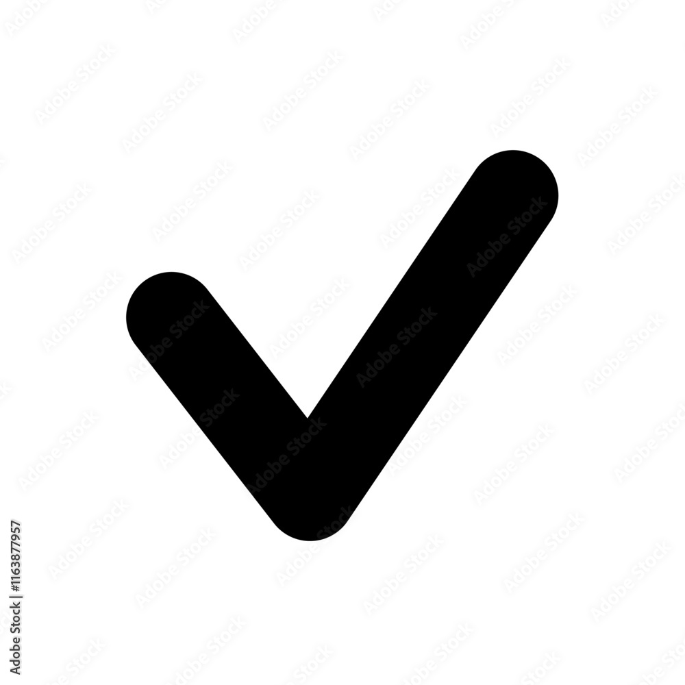 Check mark icon. Check mark icon