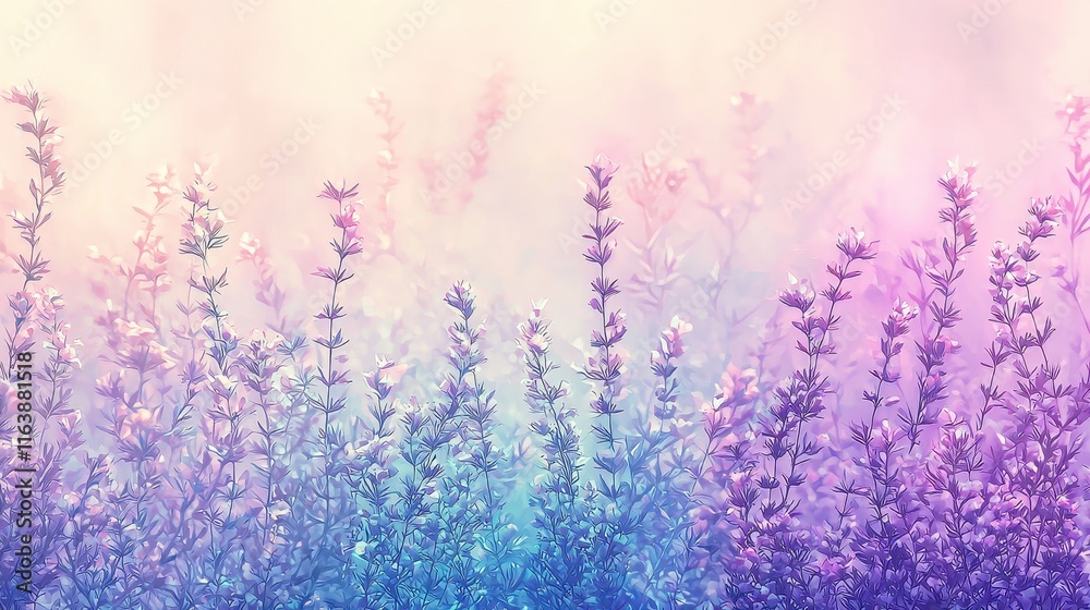 Modern Homeopathy Themed Graphic Background with Herbal Illustrations Modern Homeopathy Themed Graphic Background with Herbal Illustrations