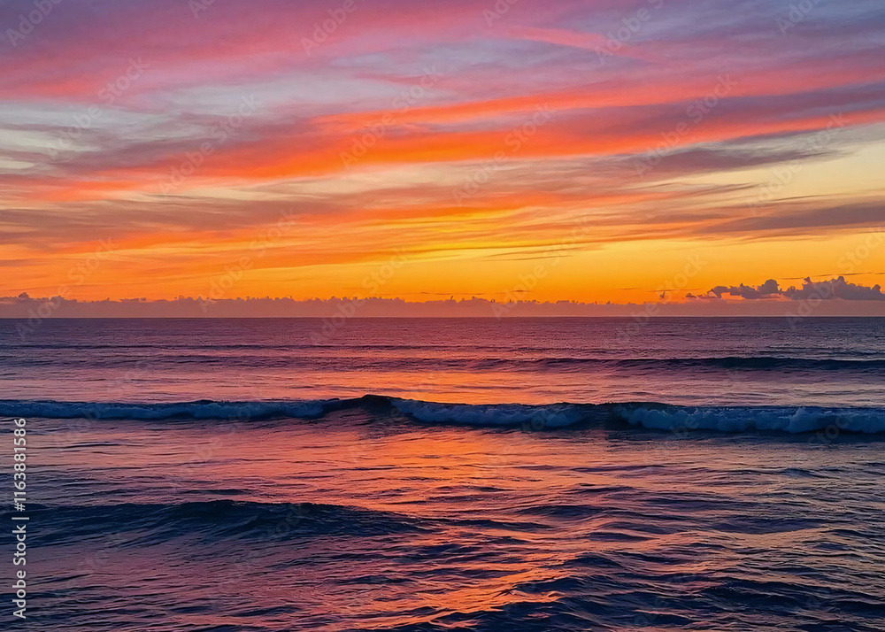Obraz premium 일몰의 아름다움과 촬영 기법 / The Beauty of Sunsets and Photography Techniques