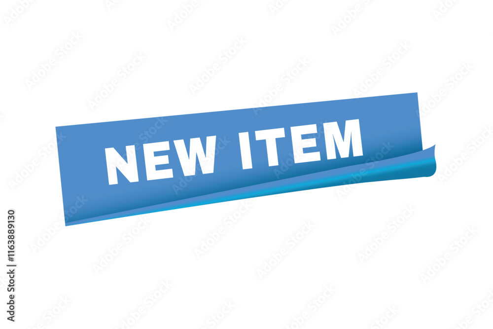 New item banner vector modern sticker, label design element. Advertising template. New item banner vector modern sticker, label design element. Advertising template.