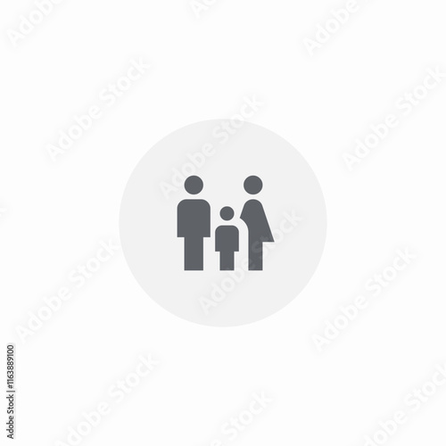 family members icon sign vector