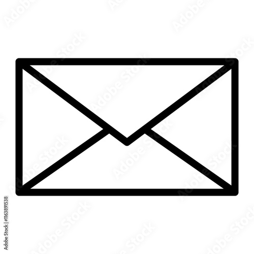 Mail Vector Line Icon Design
