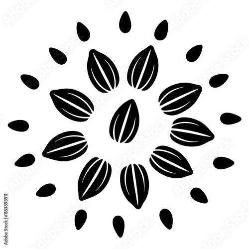 Black Seed Vector Art