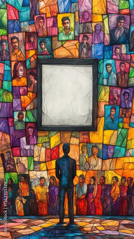 Obraz premium The Empty Frame, Dissociative Amnesia