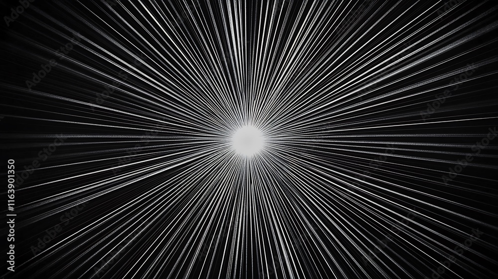 Fototapeta premium a bright light in space