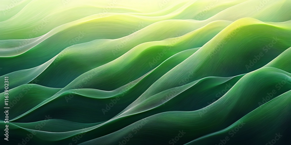 Abstract Green Line Illustration with Organic Textures
Abstract Green Line Illustration with Organic Textures