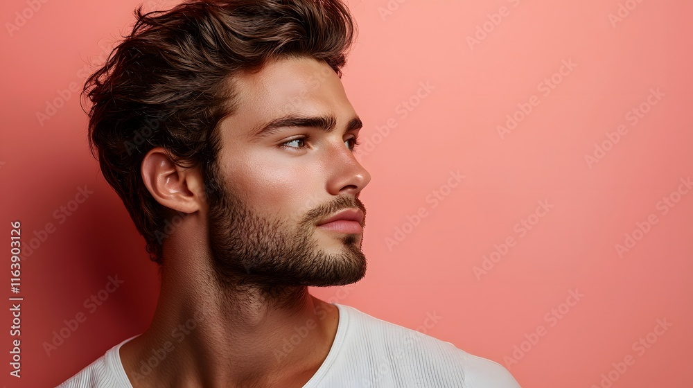 A Portrait of a Thoughtful Bearded Man with Intense Gaze and Natural Expression Captured in Soft Lighting Evoking Depth and Character in the Image A Portrait of a Thoughtful Bearded Man with Intense Gaze and Natural Expression Captured in Soft Lighting Evoking Depth and Character in the Image
