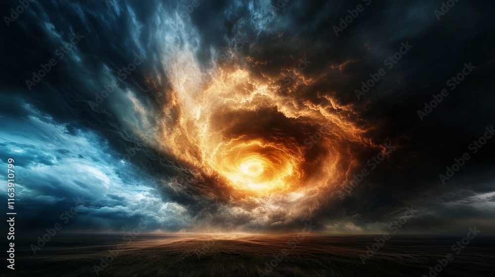 Obraz premium Majestic Storm Cloud Formation