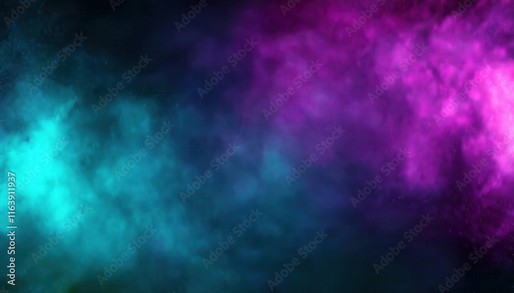 Obraz premium Vibrant Purple and Teal Smoke Abstract Background for Creative Projects, Digital Art, Websites, Event Flyers, or Modern Graphic Design. Atmospheric Blend for Versatile Visual Applications