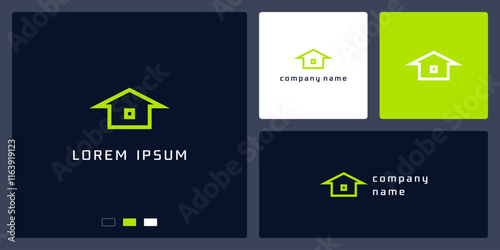 Arrow house logo design