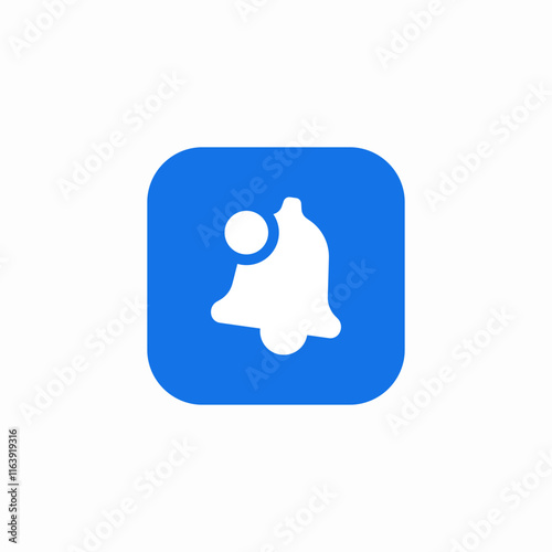 notification bell icon sign vector