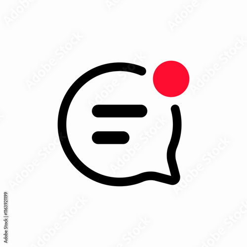 text message notification icon sign vector