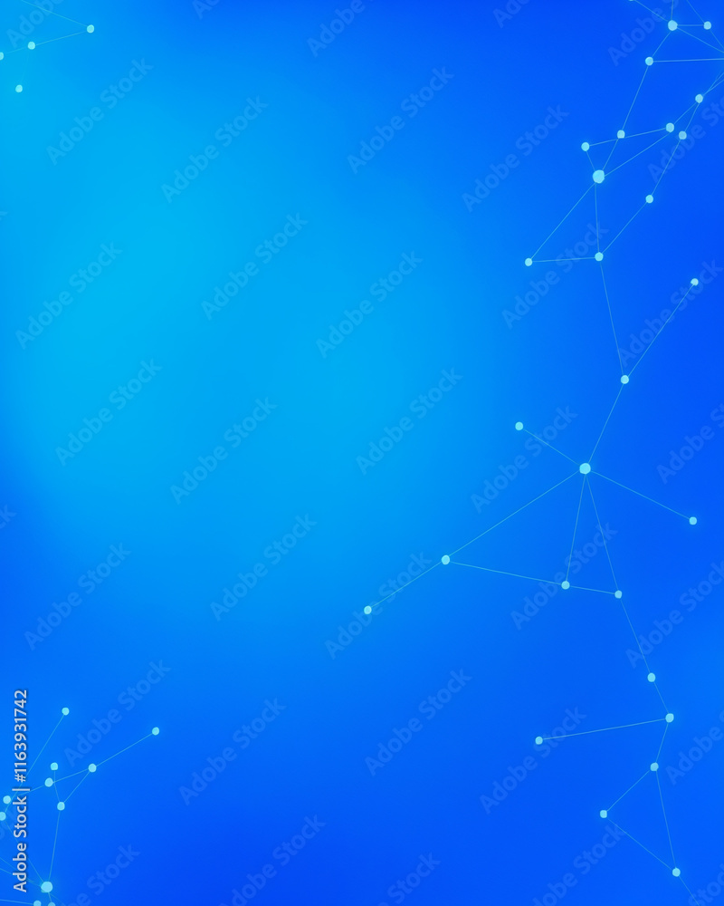 Minimal blue tech background 