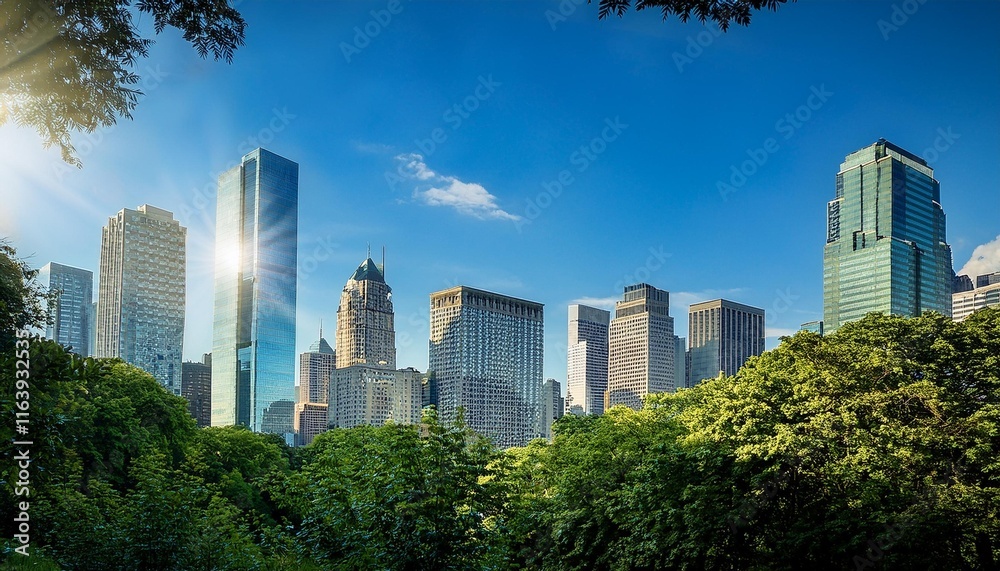 Fototapeta premium downtown city