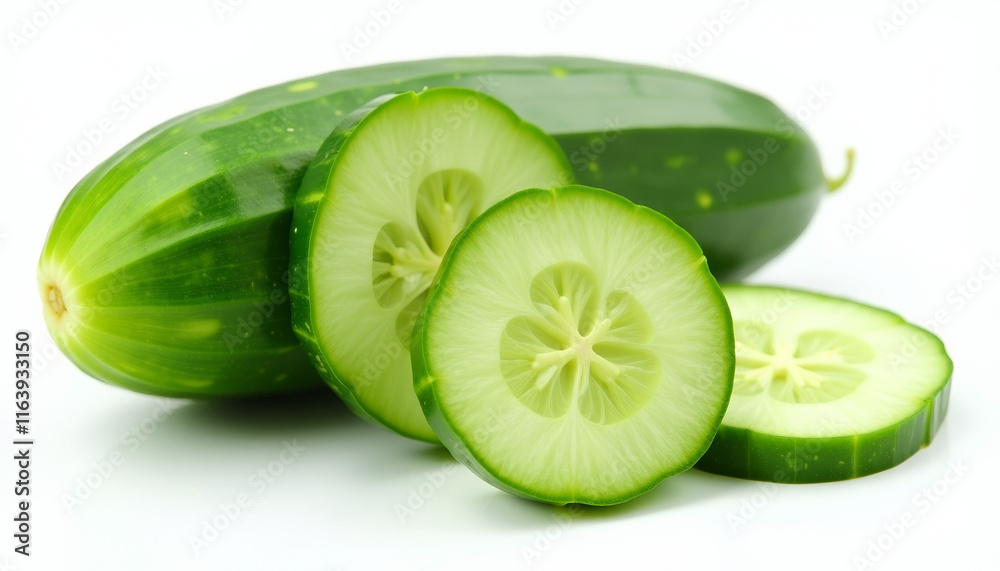 Fresh Cucumber Slices - A Healthy and Refreshing Treat Fresh Cucumber Slices - A Healthy and Refreshing Treat