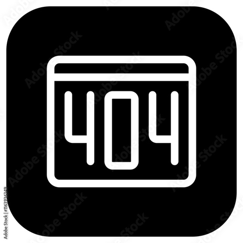 Editable 404 error, page not found vector icon. Part of a big icon set family. Perfect for web and app interfaces, presentations, infographics, etc