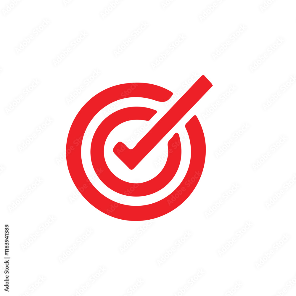 target with arrow icon on white background target with arrow icon on white background