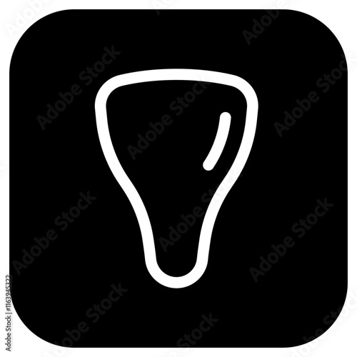 Editable incisor, tooth vector icon. Dentistry, healthcare, medical. Part of a big icon set family. Perfect for web and app interfaces, presentations, infographics, etc