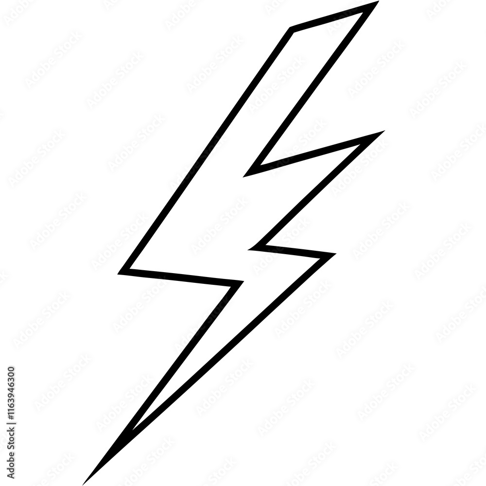 Lightning Bolt Vector Clean Line Art Concepts Lightning Bolt Vector Clean Line Art Concepts