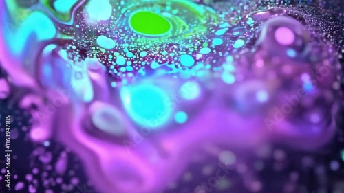 Wallpaper Mural colorful paint liquid flow background.  generative ai Torontodigital.ca