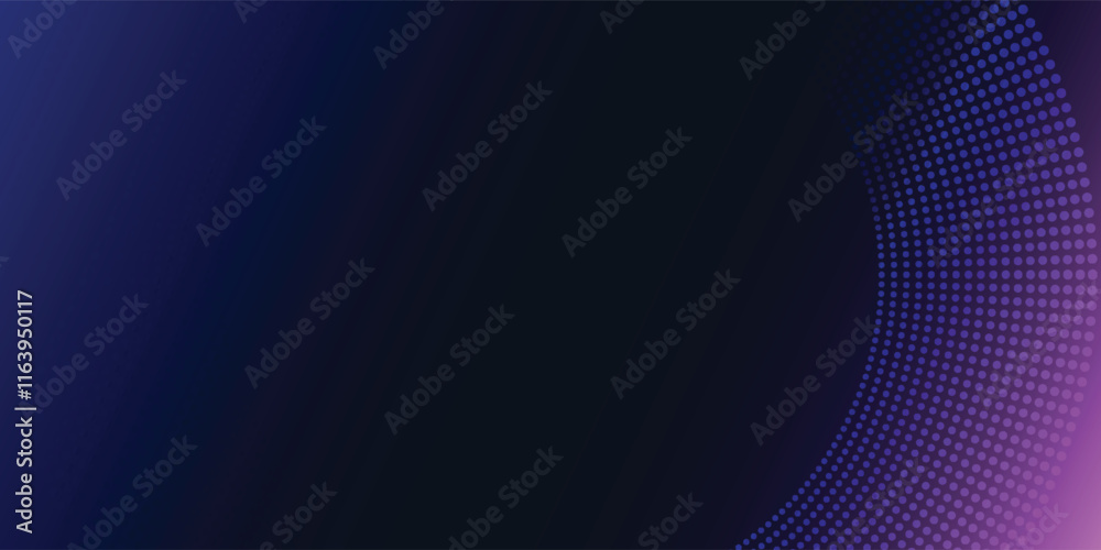 Fototapeta premium Abstract Waving Particle Technology Background Design. vektor