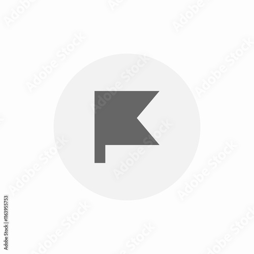 flag mark icon sign vector