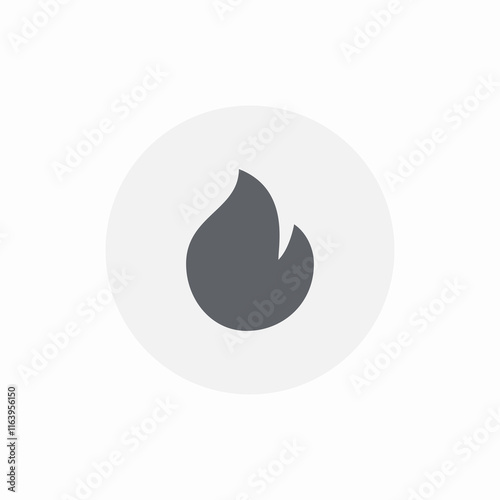 hot fire flame icon sign vector