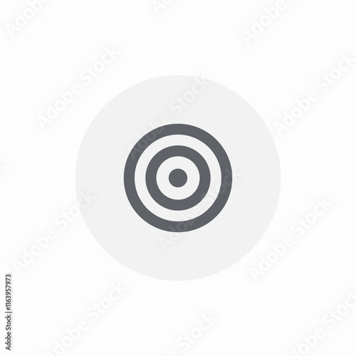 target aim icon sign vector