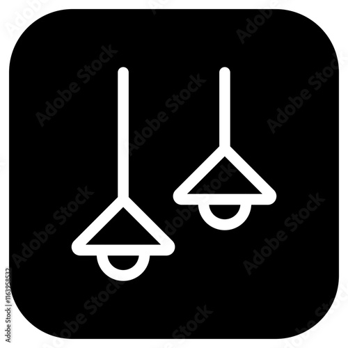 Editable hanging lamp vector icon. Part of a big icon set family. Perfect for web and app interfaces, presentations, infographics, etc