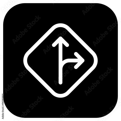 Editable road sign vector icon. Map, location, navigation. Part of a big icon set family. Perfect for web and app interfaces, presentations, infographics, etc