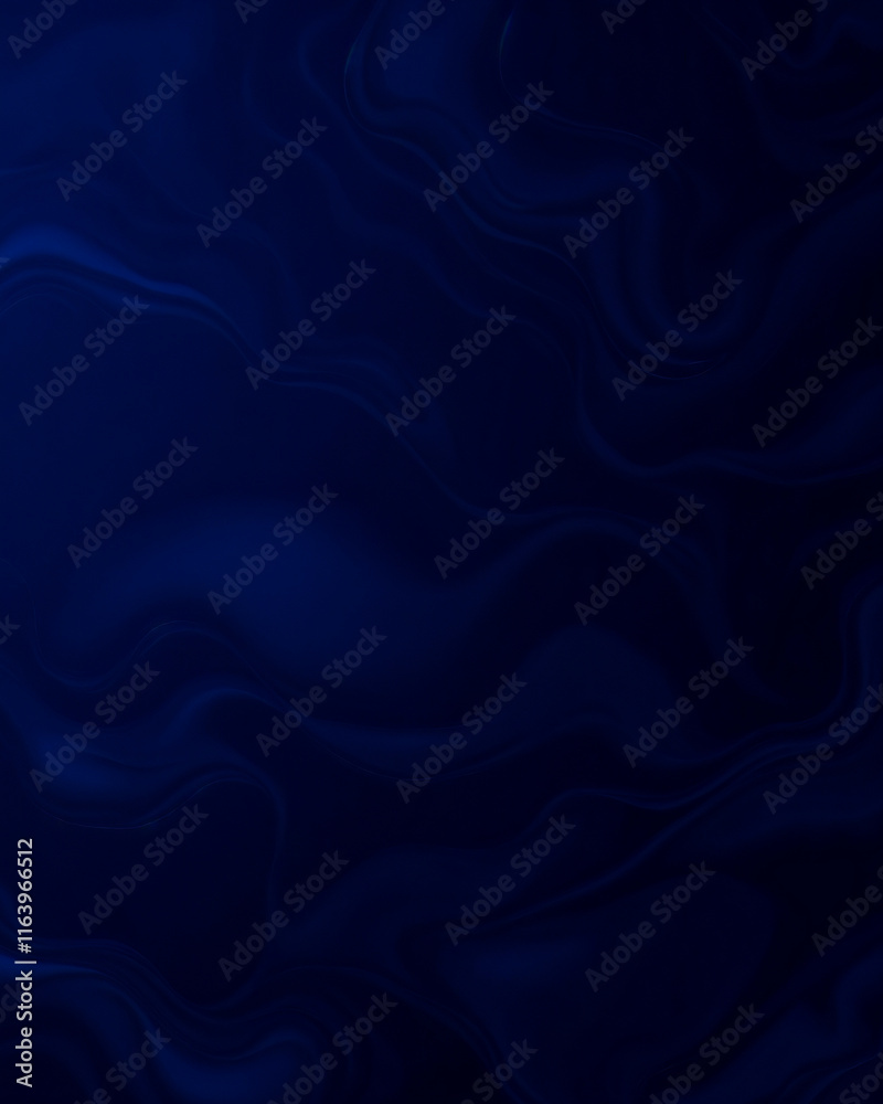 Obraz premium Dark Blue Abstract liquid fluid waves motion background 