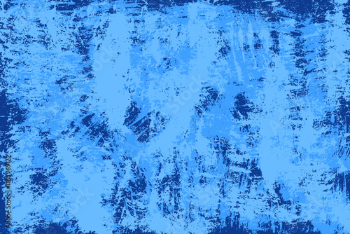 Grainy rough bold brush strokes, curves, spots with hand drawn texture. Distress damaged  vintage template. Retro grunge background for posters, backdrop. Old painted wall design.
