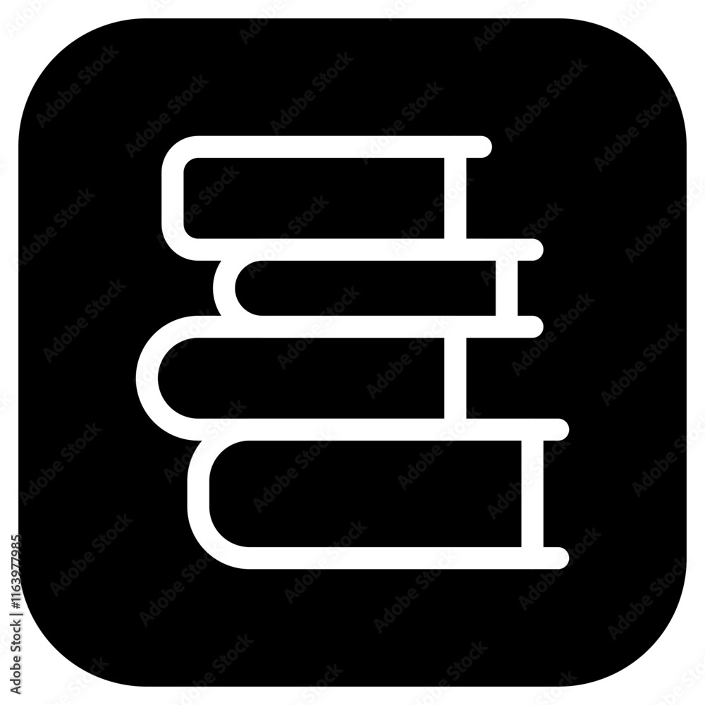 Editable book stack vector icon. Part of a big icon set family. Perfect for web and app interfaces, presentations, infographics, etc Editable book stack vector icon. Part of a big icon set family. Perfect for web and app interfaces, presentations, infographics, etc