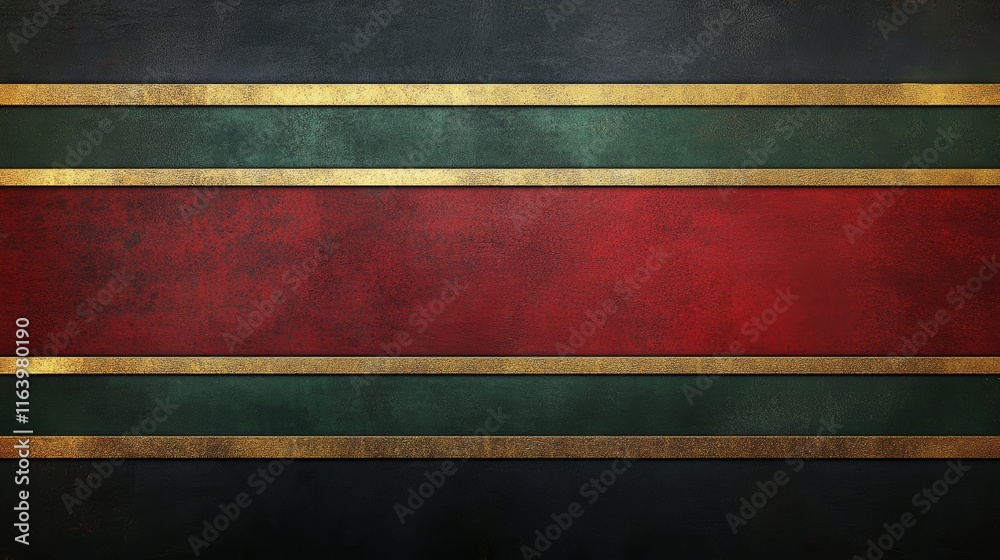 A textured background featuring bold red, black, and green abstract brush strokes, with golden accents A textured background featuring bold red, black, and green abstract brush strokes, with golden accents