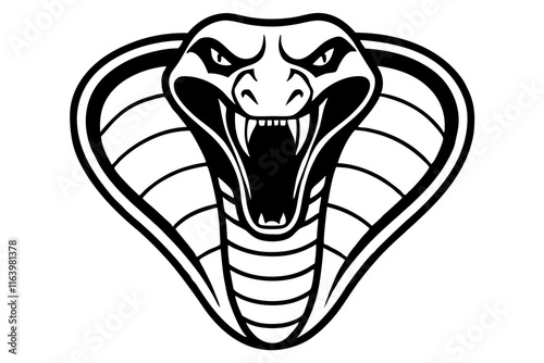 cobra head mascot logo