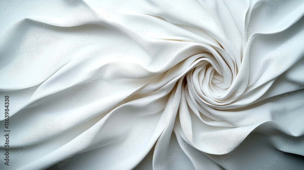 Obraz premium Elegant White Fabric Pattern