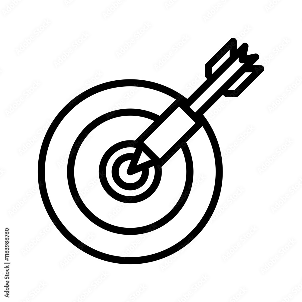 Dart Board icon vector image. Suitable for mobile apps, web apps and print media. Dart Board icon vector image. Suitable for mobile apps, web apps and print media.