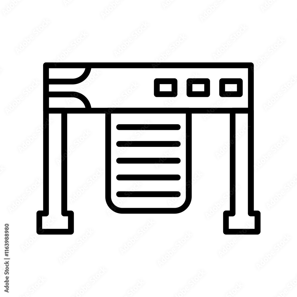 Plotter Vector Icon