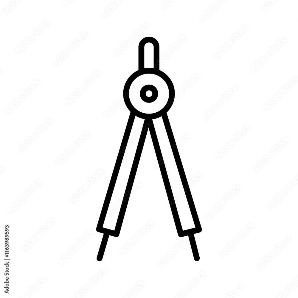 Compass Vector Icon Compass Vector Icon