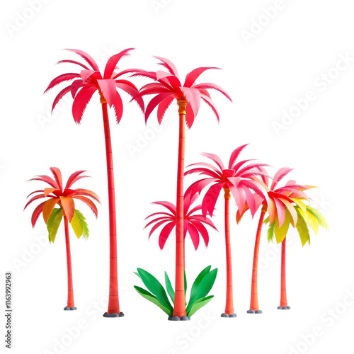 palm trees and palms