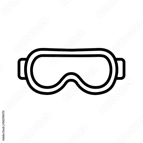 Safety Goggles Vector Icon