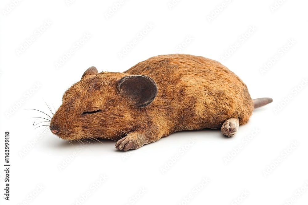 Fototapeta premium Mouse isolated on white background 